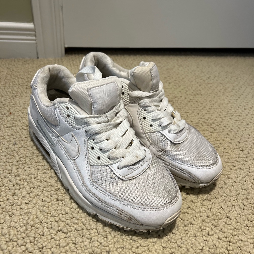 White Nike Air Max 90 Sneakers